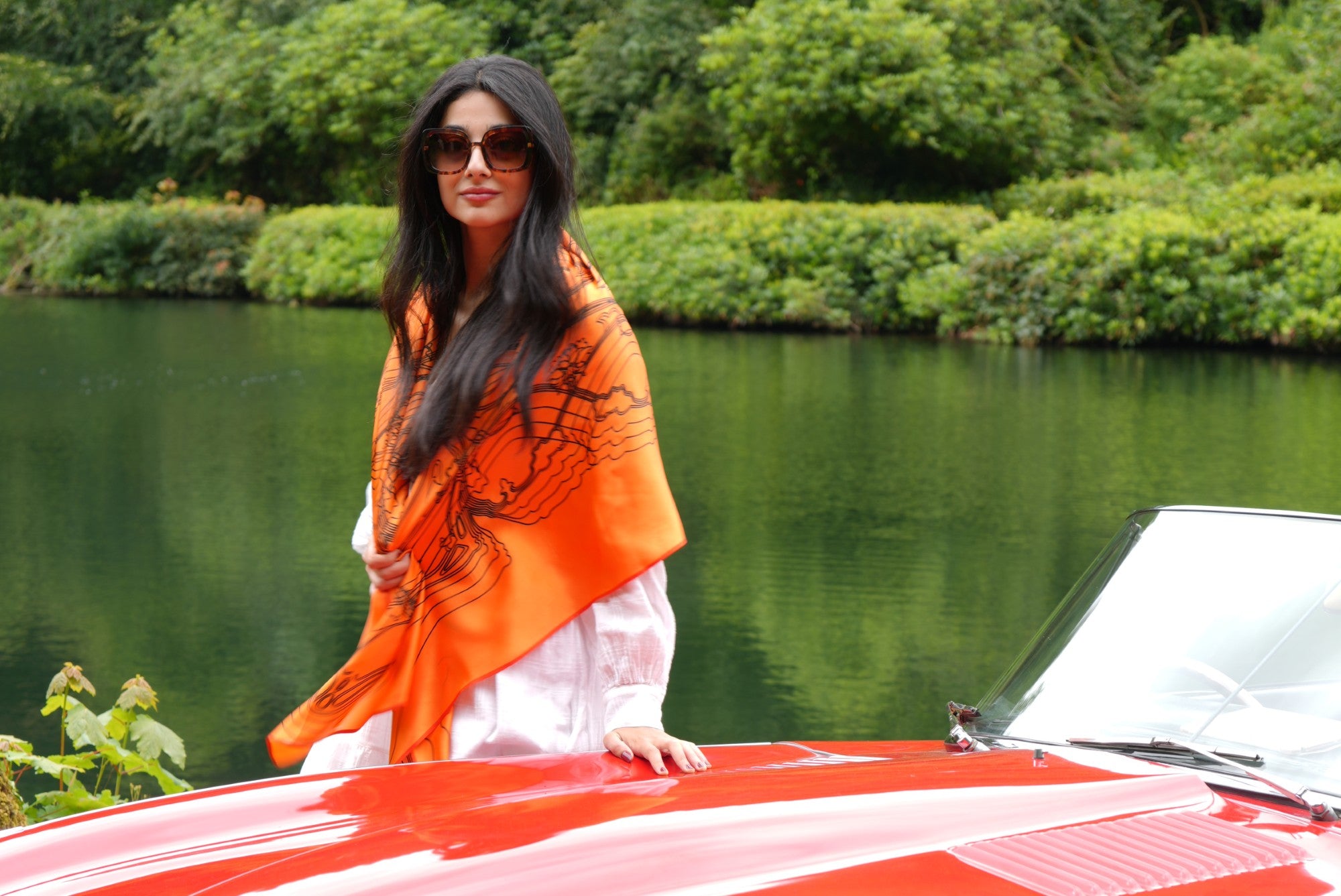 Maison Nazanin - Azar - 100% Silk Scarf