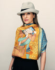 Maison Nazanin - Lovers Embrace - 100% Silk Scarf
