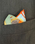 Maison Nazanin - Henna - 100% Silk Scarf/Pocket Square