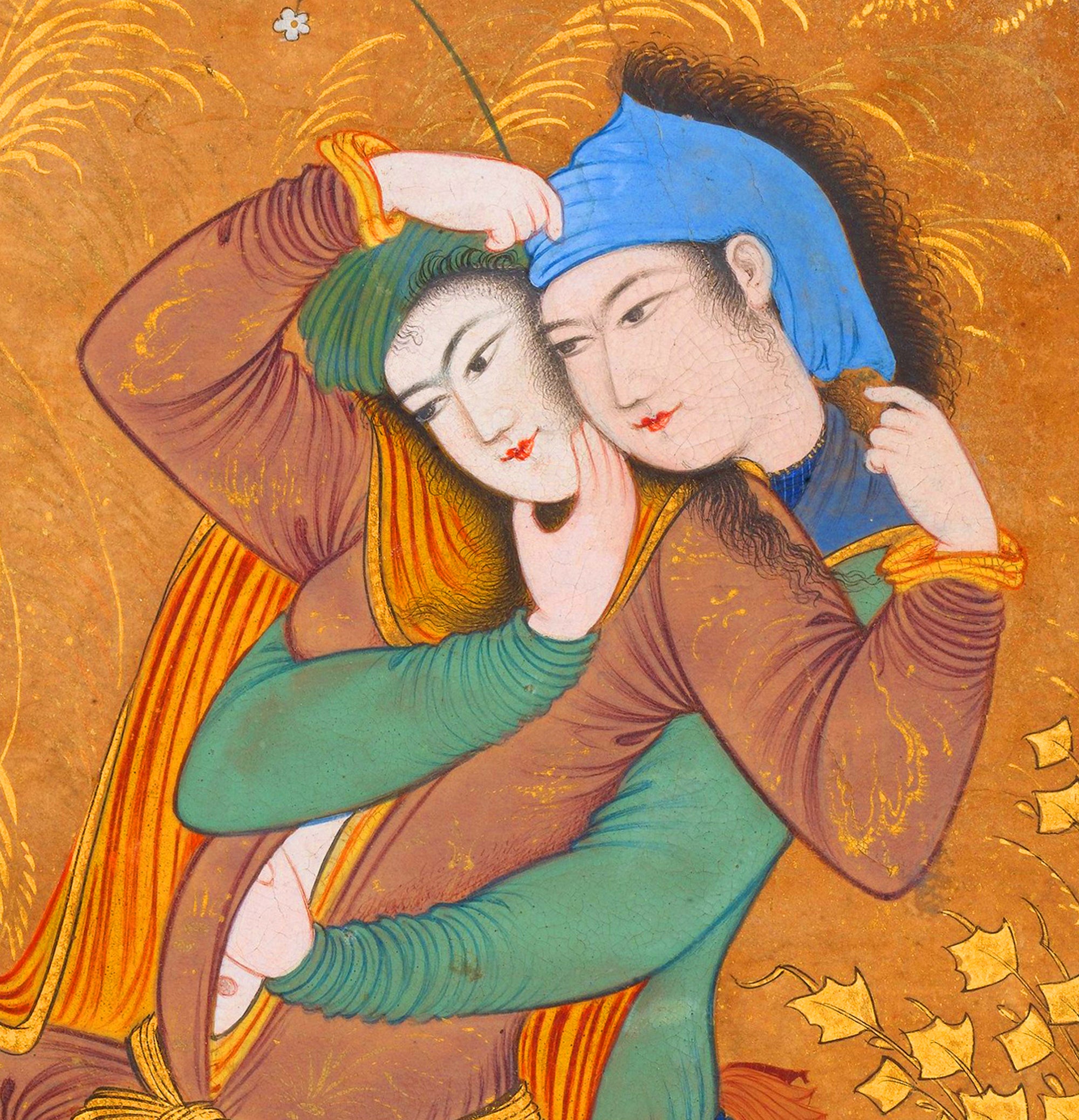 Maison Nazanin - Lovers Embrace - 100% Silk Scarf