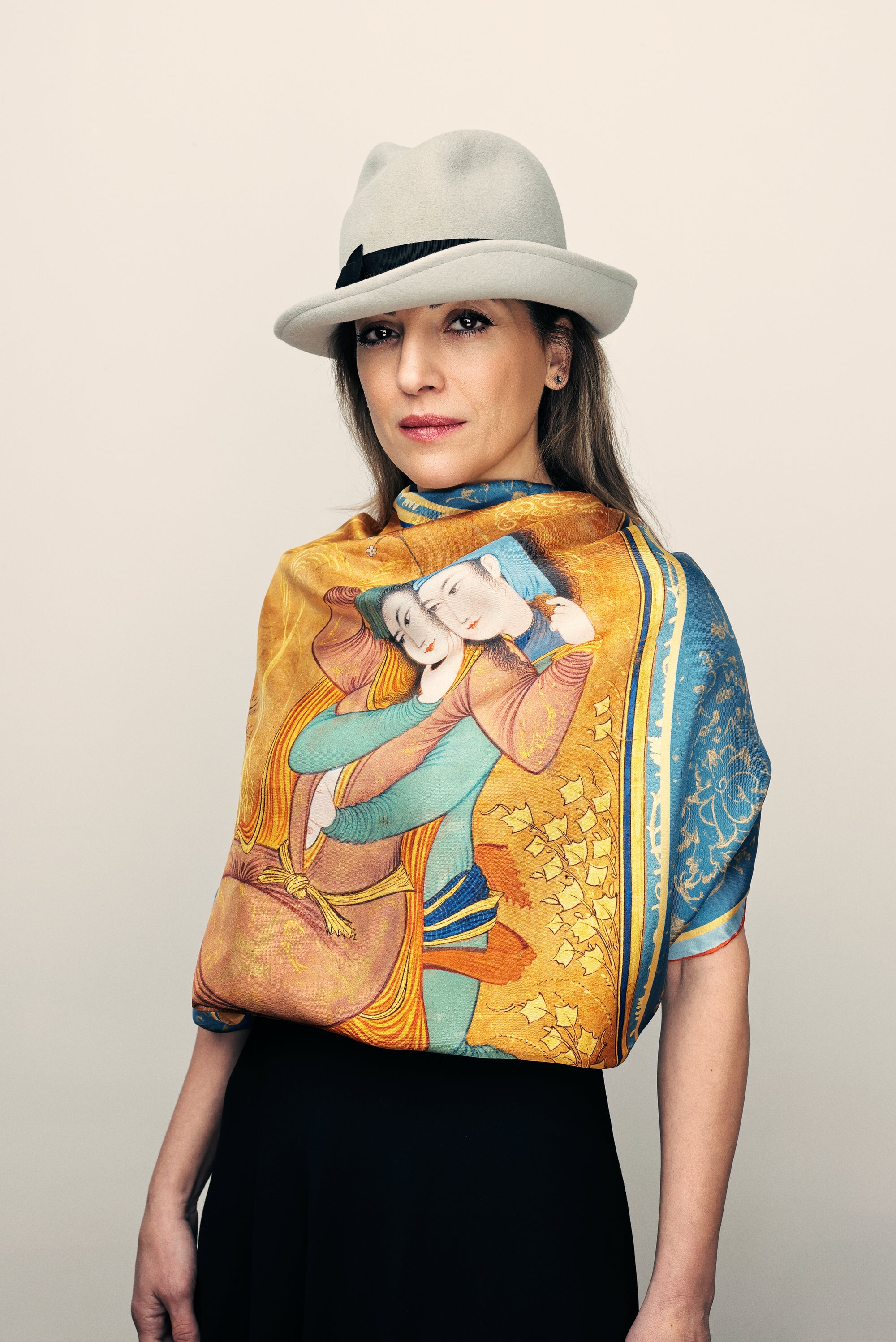 Maison Nazanin - Lovers Embrace - 100% Silk Scarf