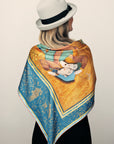 Maison Nazanin - Lovers Embrace - 100% Silk Scarf