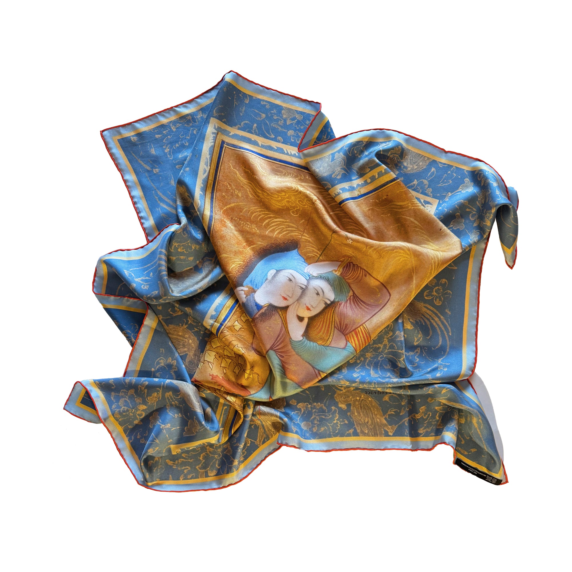 Maison Nazanin - Lovers Embrace - 100% Silk Scarf